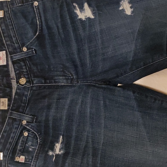 Ag Adriano Goldschmied Stilt Cigarette Leg Distressed Jean - Picture 3 of 8